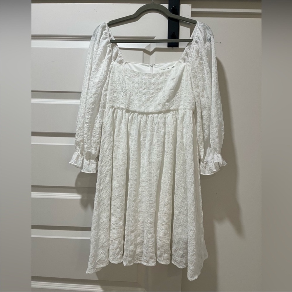 Altar’d State Elegant White Women's Dress